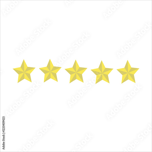 5 star rating vector