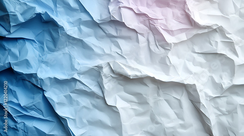 Wallpaper Mural Crumpled white paper texture pattern. Rough grunge Torontodigital.ca