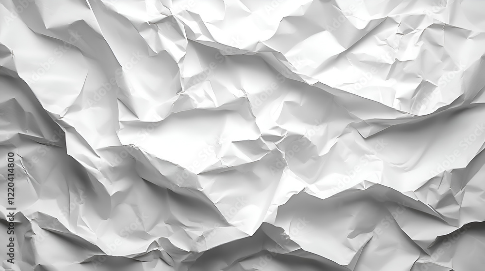 Crumpled white paper texture pattern. Rough grunge Crumpled white paper texture pattern. Rough grunge