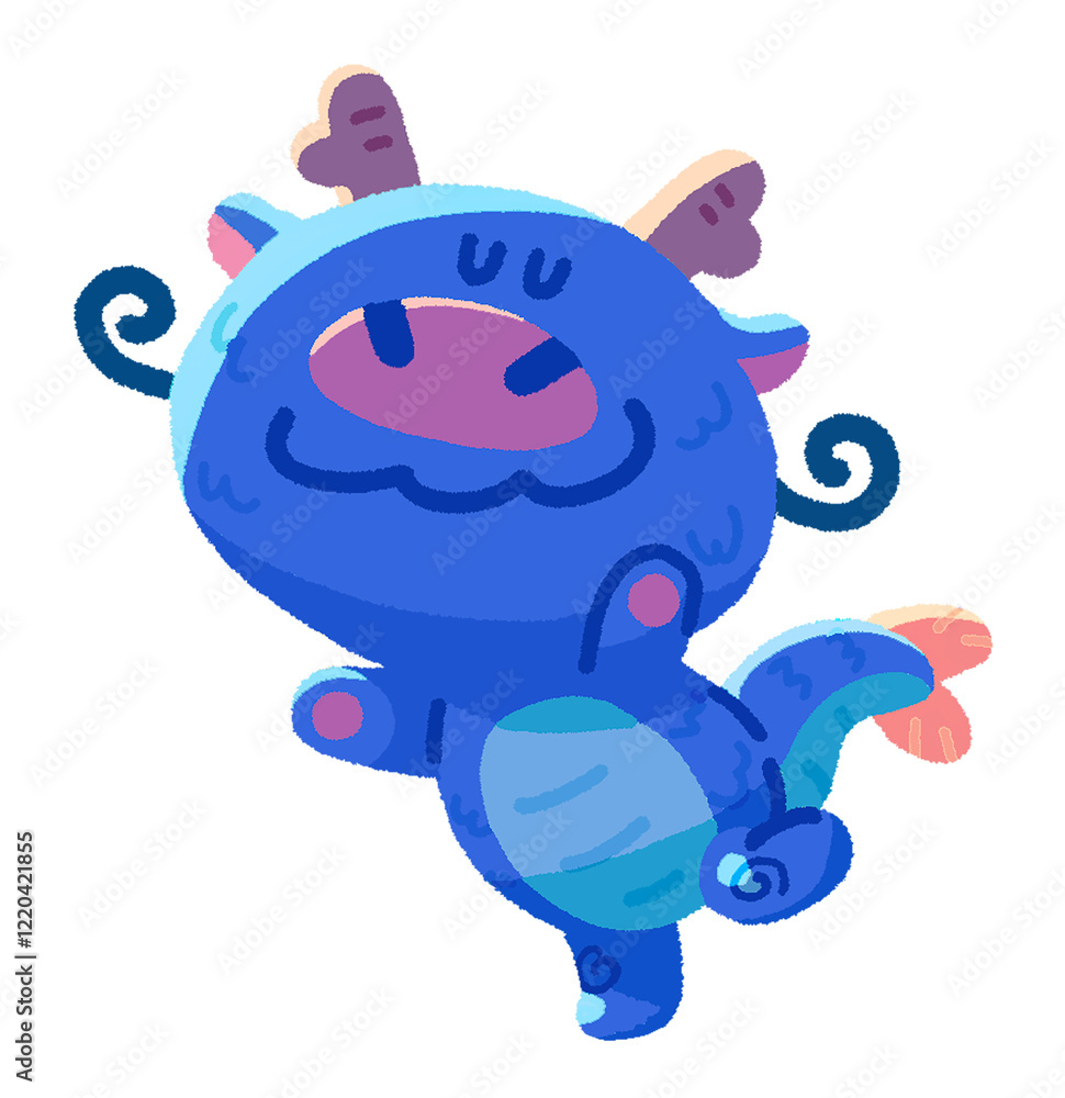 Obraz premium Blue Dragon