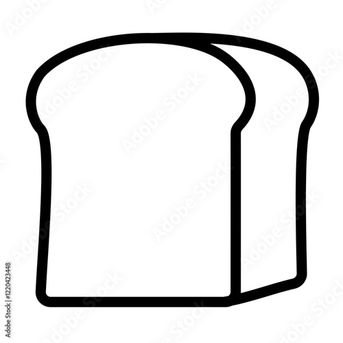 loaf of bread icon illustration