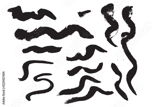 筆ブラシ 筆の質感