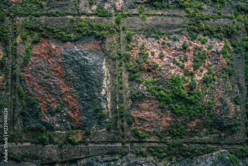 Old cracked stone