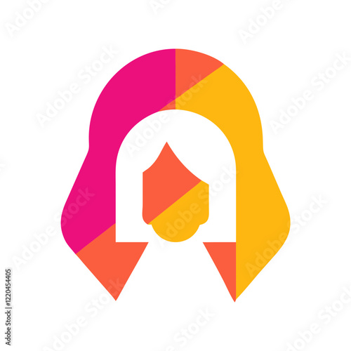 Free Download Modern abstract hair profile design - GFXLoad