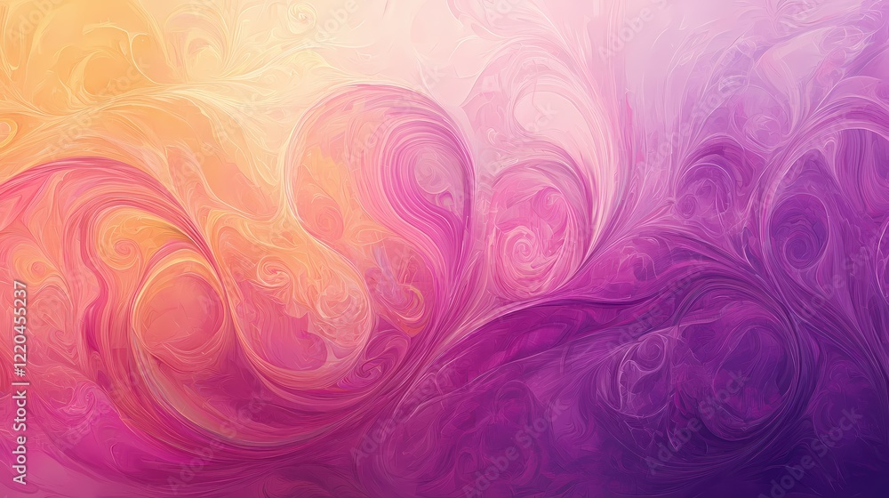 Abstract Swirls of Pink Purple and Orange Hues Dreamlike Fluid Art Background Abstract Swirls of Pink Purple and Orange Hues Dreamlike Fluid Art Background