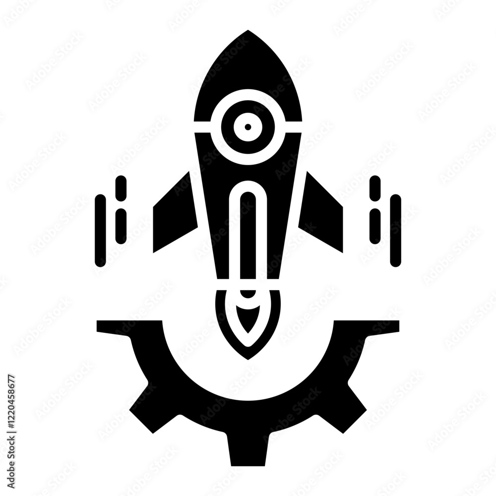 Obraz premium Rocket Science Icon