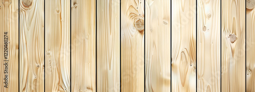 Panel kuchenny z motywem Jasna drewniana tekstura z pionowymi deskami – naturalne tło w rustykalnym stylu.