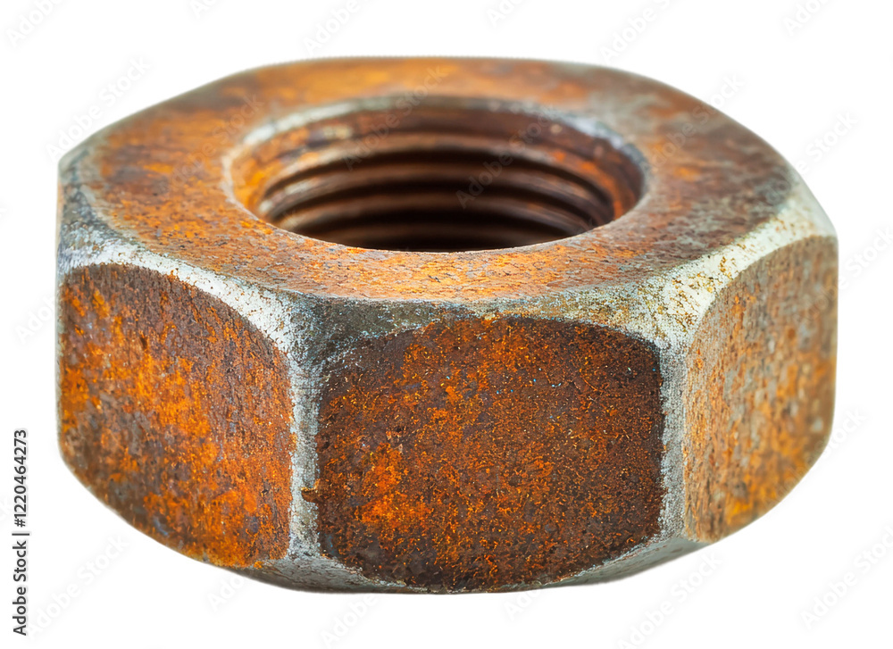 PNG Rusty nut lying on a workbench in a workshop PNG Rusty nut lying on a workbench in a workshop