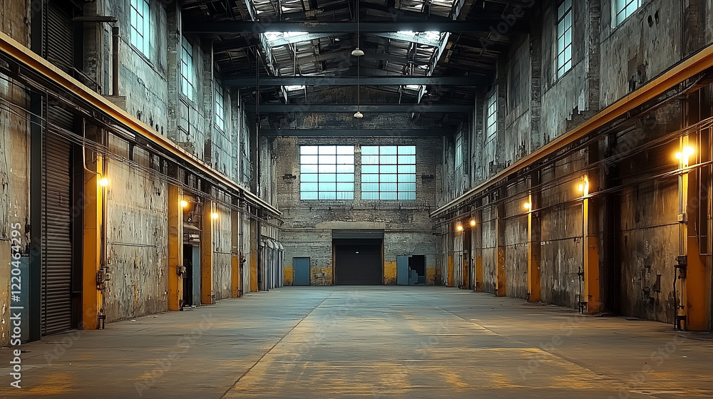 Inside of old abandon factory. A structure interior of empty industry warehouse. An abandon old factory with no equipment and machine. Image of rustic factory room structure made from iron and steel. Inside of old abandon factory. A structure interior of empty industry warehouse. An abandon old factory with no equipment and machine. Image of rustic factory room structure made from iron and steel.