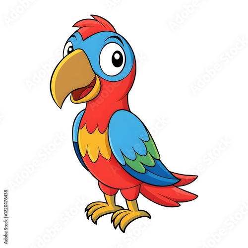 cartoon parrot