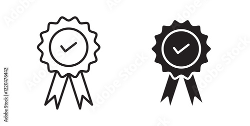 Accreditation icons pack for ui designs photo