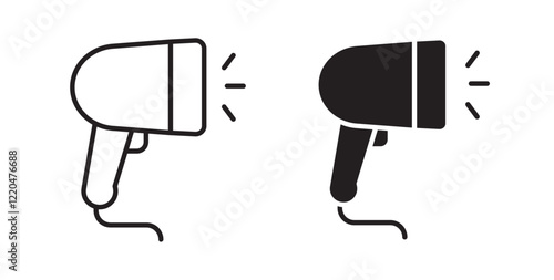 Barcode scanner icons pack for ui designs