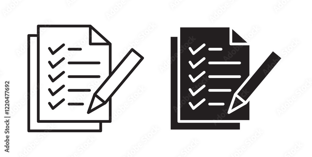 Exam icons pack for ui designs Exam icons pack for ui designs
