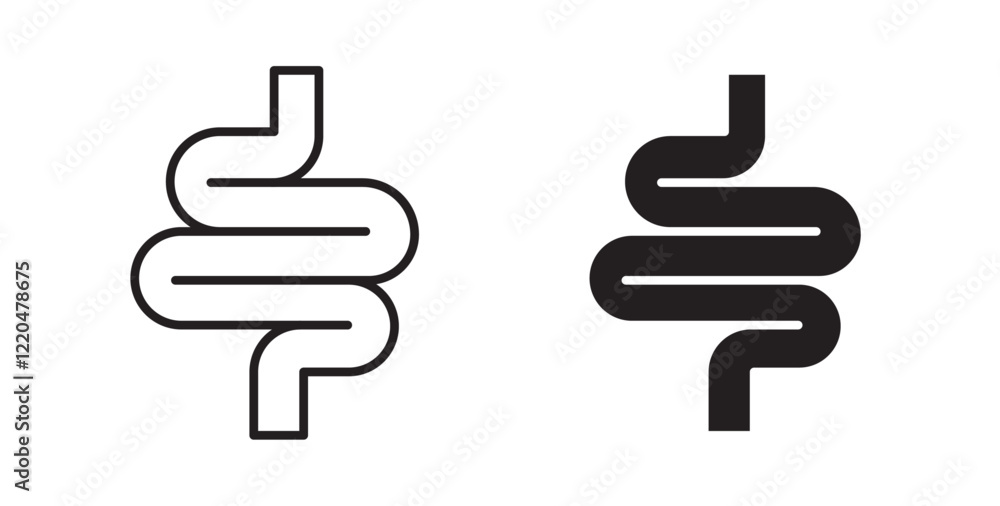 Intestines icons pack for ui designs Intestines icons pack for ui designs