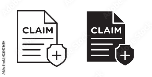 Insurance Claim icons pack for ui designs