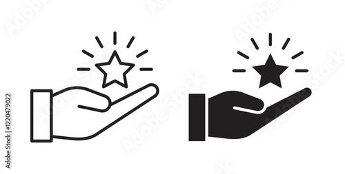 Loyalty program icons pack for ui designs