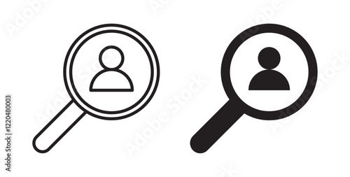 Recruitment icons pack for ui designs