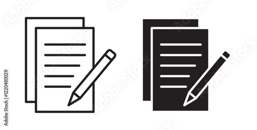 Registration form icons pack for ui designs