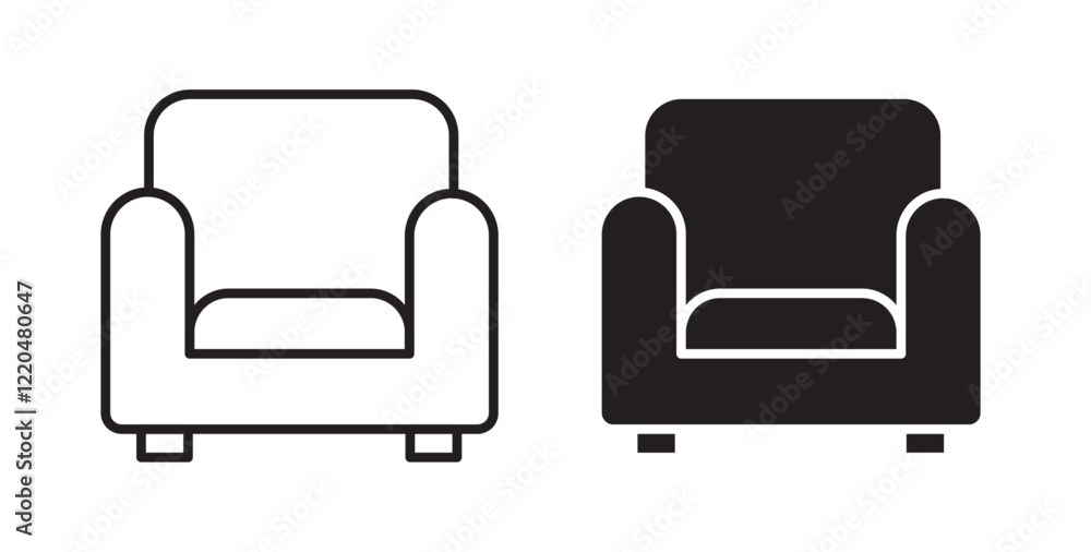 Sofa icons pack for ui designs Sofa icons pack for ui designs