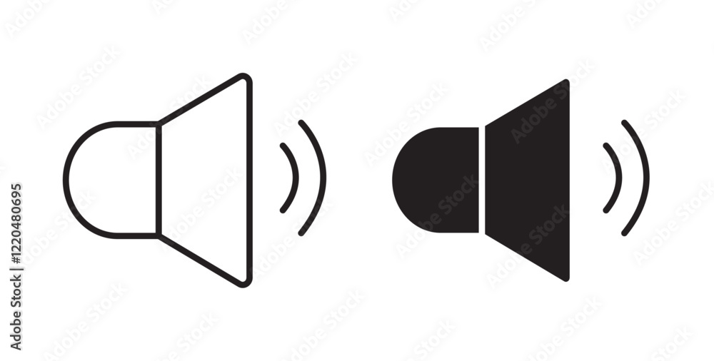Speaker icons pack for ui designs Speaker icons pack for ui designs