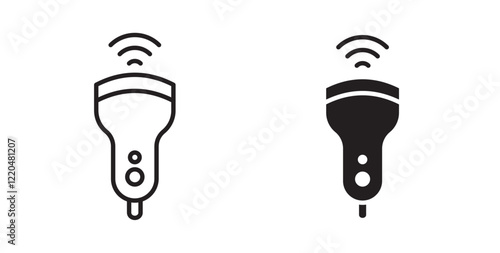 Ultrasound icons pack for ui designs