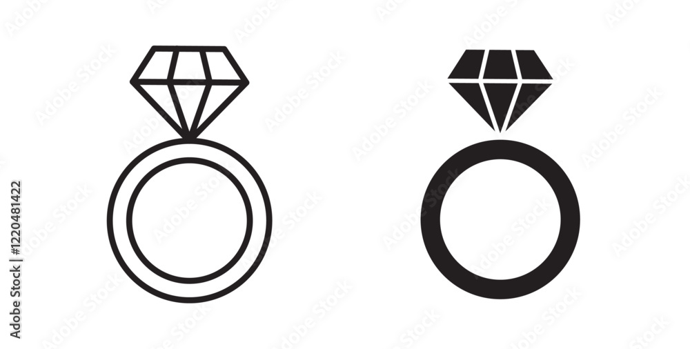 Wedding ring icons pack for ui designs Wedding ring icons pack for ui designs
