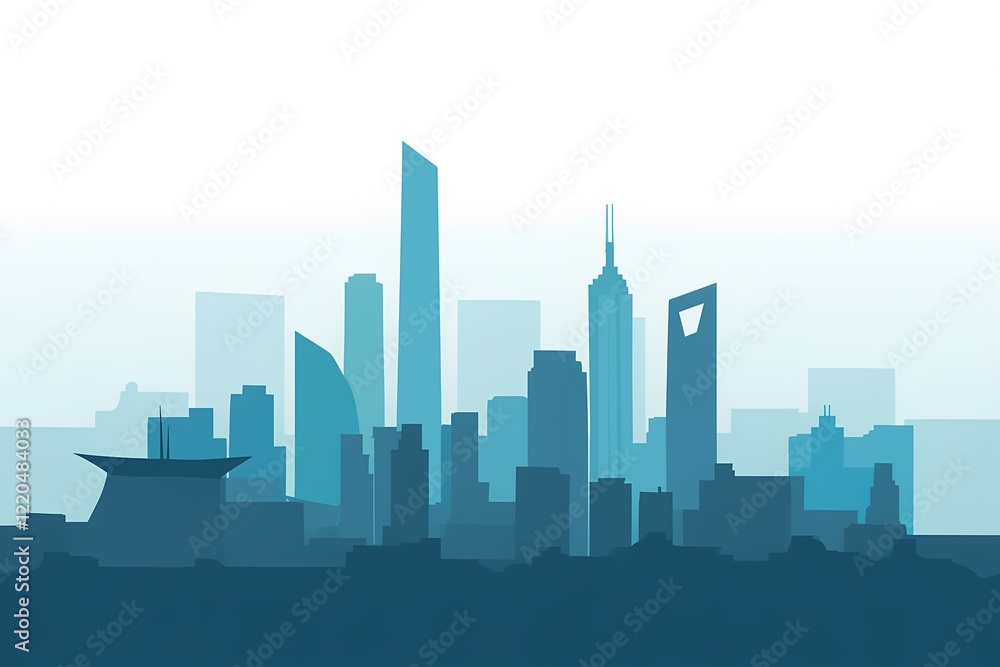 Naklejka premium city