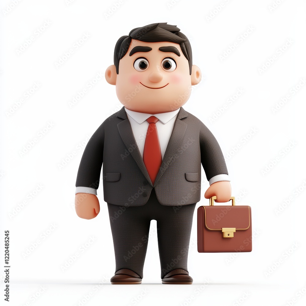 businessman in a suit holding a briefcase isolated on a white background businessman in a suit holding a briefcase isolated on a white background
