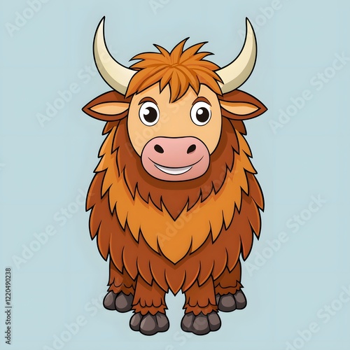 illustration of cartoon cow