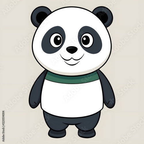 panda, bear, animal, cartoon, baby, illustration, vector, fun, zoo, character, mammal, wild, cute, smile, teddy, wildlife, bamboo, art, funny, china, black, drawing, toy, icon, love