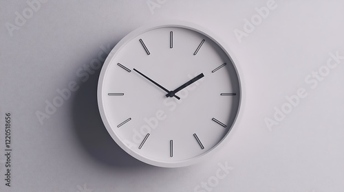 Wallpaper Mural A Minimalist Floating Clock Design with No Hands Emphasizing Timelessness on a Simple Background, Perfect for Modern Interior Decor and Conceptual Art Torontodigital.ca