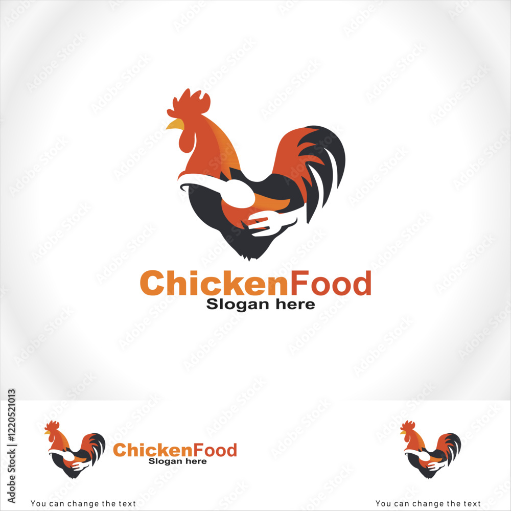 Fototapeta premium Chicken Food.eps