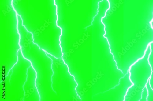 Chroma Key Green Screen Lighting Background for Video Editing and Visual Effects