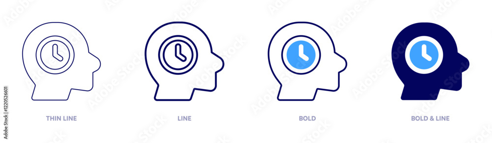 Insomnia guide icon in 4 different styles. Thin Line, Line, Bold, and Bold Line. Duotone style. Editable stroke Insomnia guide icon in 4 different styles. Thin Line, Line, Bold, and Bold Line. Duotone style. Editable stroke