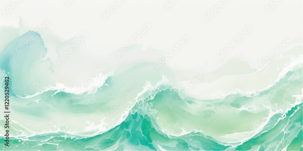 Soft Blue and Green Watercolor Ocean Wave Texture Background Featuring Abstract Waves Perfect for Creative Ocean-Inspired Graphic Design Projects and Elegant Visual Concepts.
Soft Blue and Green Watercolor Ocean Wave Texture Background Featuring Abstract Waves Perfect for Creative Ocean-Inspired Graphic Design Projects and Elegant Visual Concepts.