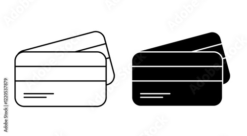 Wallpaper Mural Credit card Icon. Credit card Symbol. Simple flat icon illustration of Credit card. Credit card payment icon vector.
 Torontodigital.ca