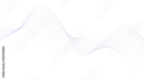 Abstract wave element for design. Dynamic wave pattern. Modern flowing wavy lines. Futuristic technology concept. Suit for banner, poster, cover, brochure, flyer, website