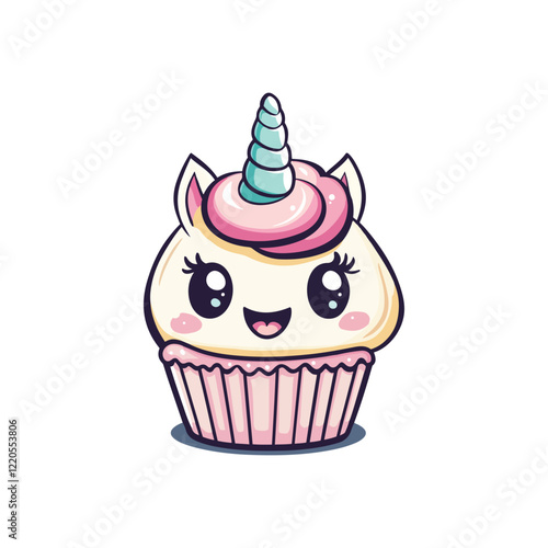 Cute Unicorn Cupcake