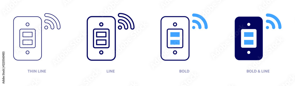 Switch icon in 4 different styles. Thin Line, Line, Bold, and Bold Line. Duotone style. Editable stroke Switch icon in 4 different styles. Thin Line, Line, Bold, and Bold Line. Duotone style. Editable stroke