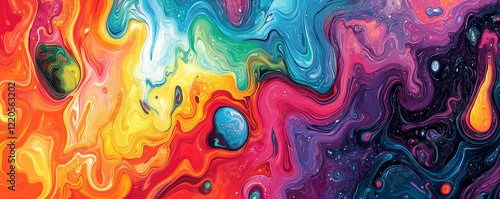 abstract background with splashes