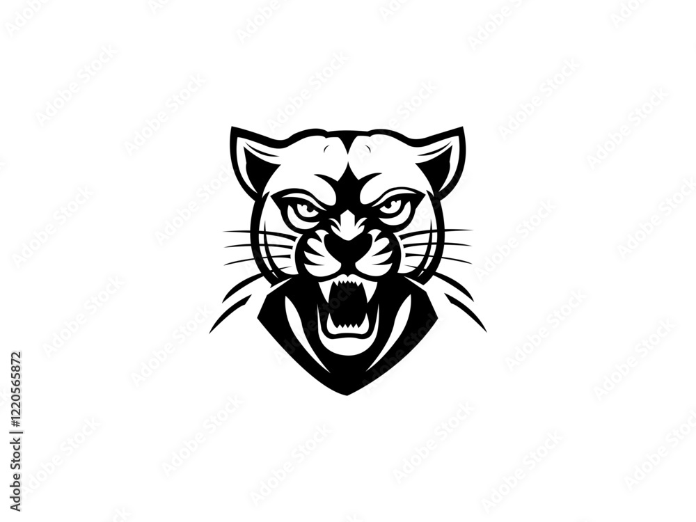 Obraz premium Panther Logo Design Vector Art