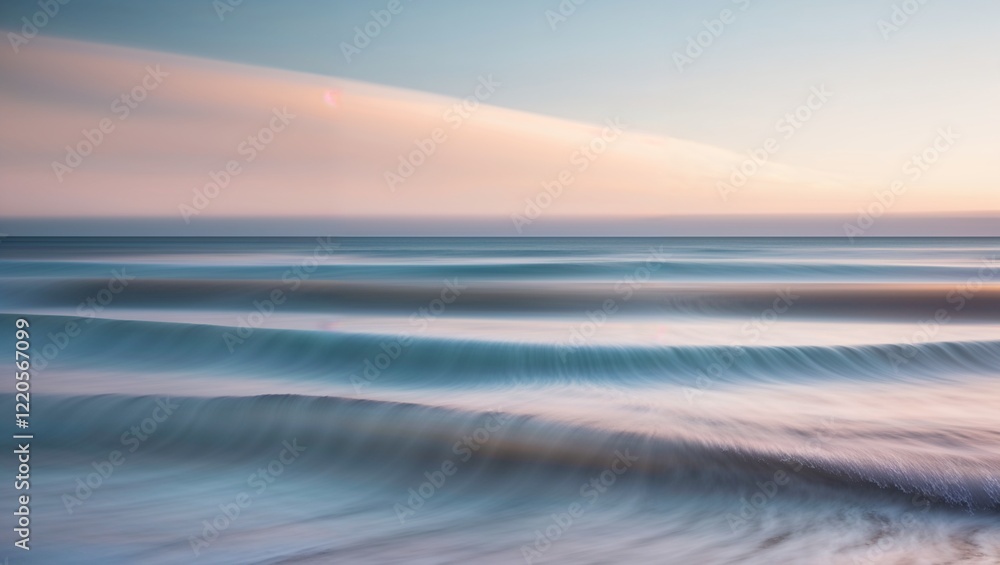 Fototapeta premium A Serene Dreamy Landscape Scene Captured