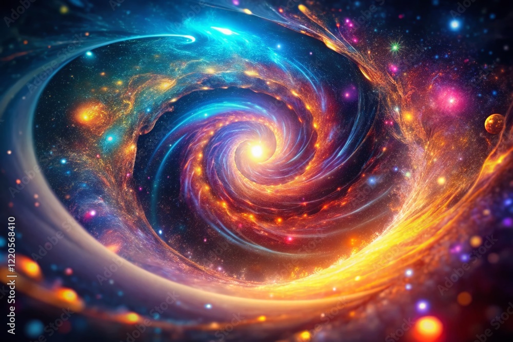 Abstract Twisted Spiral Particle Background: Cosmic Energy Vortex Abstract Twisted Spiral Particle Background: Cosmic Energy Vortex