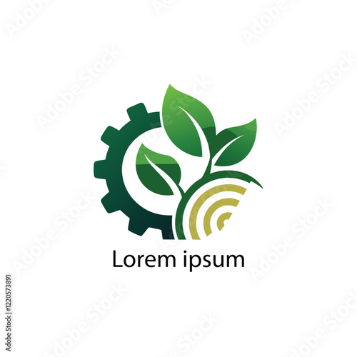 Green Farm Logo Design for Agribusiness and Organic Products