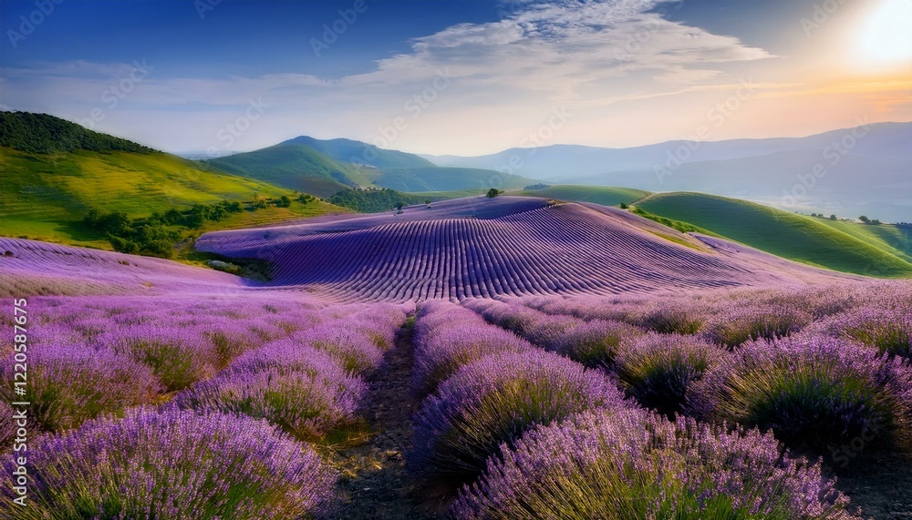 Fototapeta premium Soft Hues Lavender Background