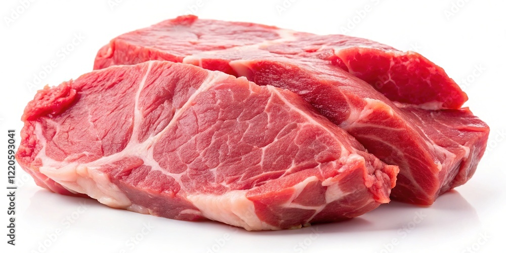 Raw Pork Meat Closeup - High Definition Photography Raw Pork Meat Closeup - High Definition Photography