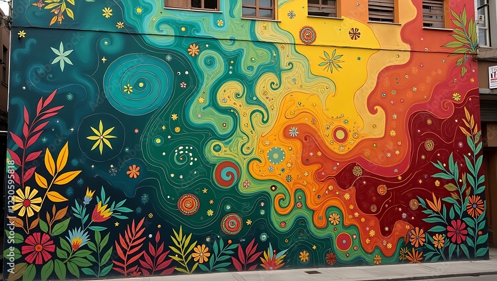 Obraz premium background with circles