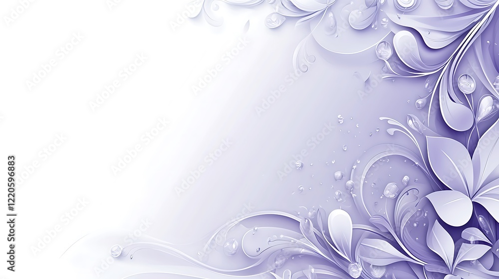 Lavender Floral Design Abstract Background Image Lavender Floral Design Abstract Background Image