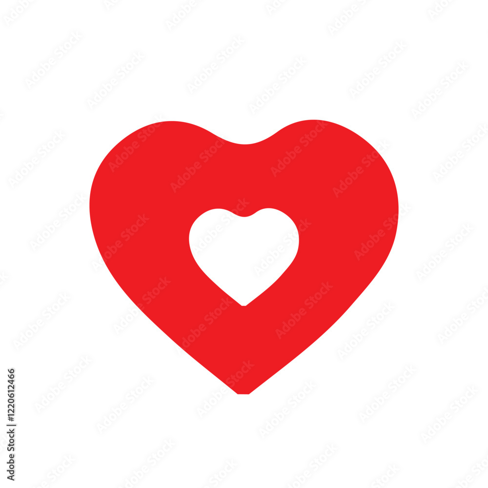 Red heart icon set, love symbol vector elements, Red heart icon set, love symbol vector elements,