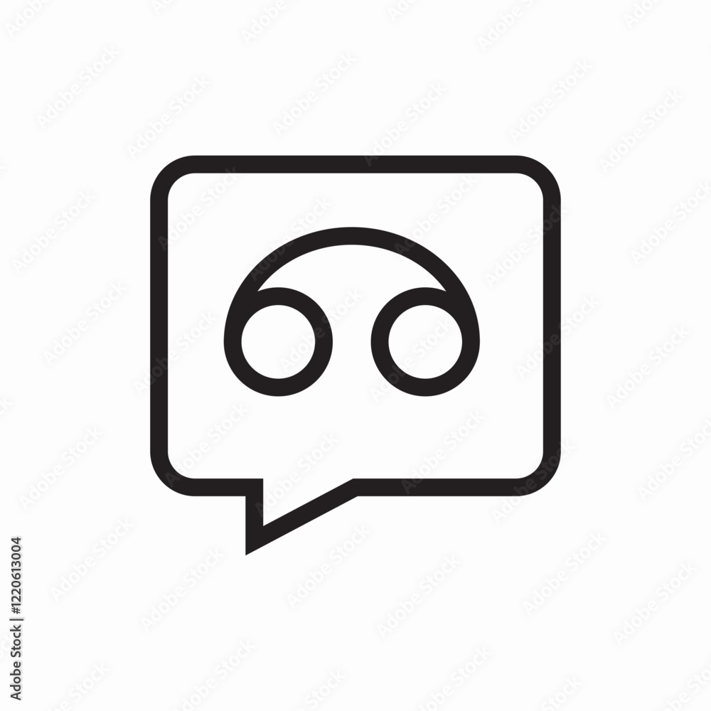 speech bubble headphones icon vector sign speech bubble headphones icon vector sign
